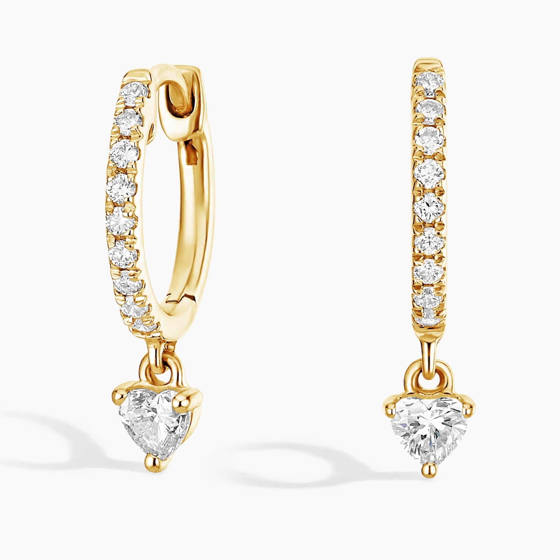 Roxane Lab Diamond Drop Earrings (0.15 ct * 2 ) 18K Gold
