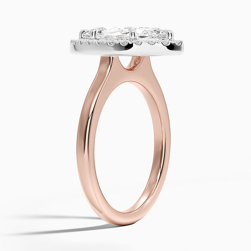 Moana Vintage Accents  Lab Diamond Ring in 18K Gold - Marquise