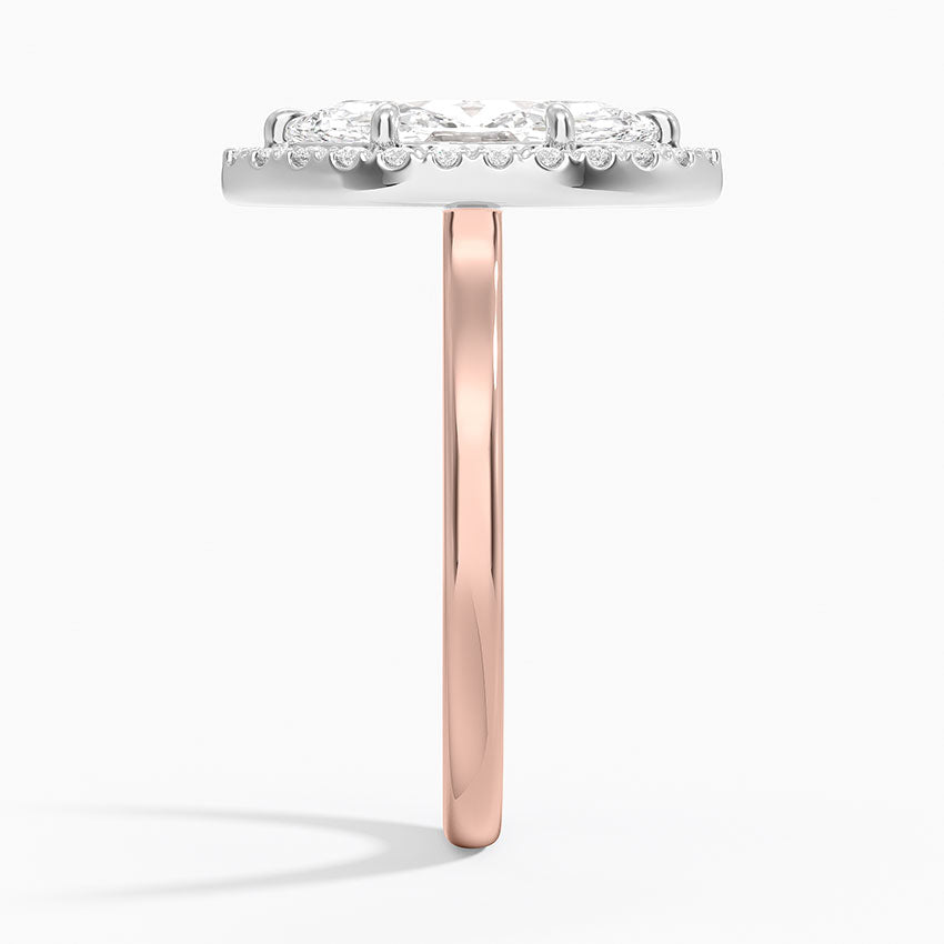 Moana Vintage Accents  Lab Diamond Ring in 18K Gold - Marquise
