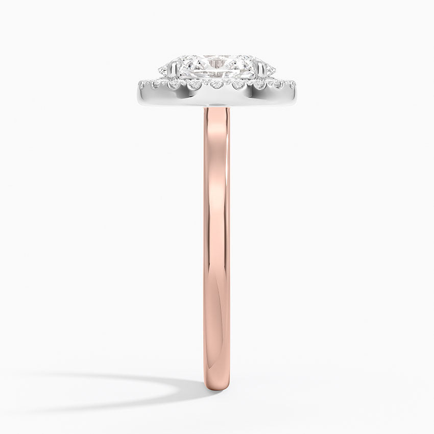 Moana Vintage Accents  Lab Diamond Ring in 18K Gold - Oval