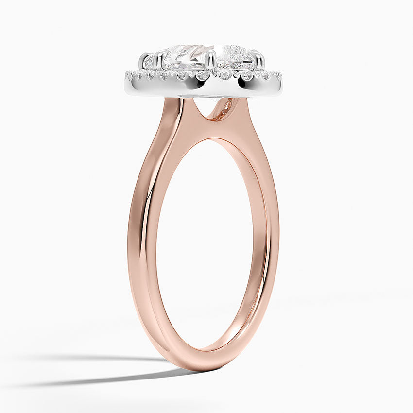 Moana Vintage Accents  Lab Diamond Ring in 18K Gold - Pear
