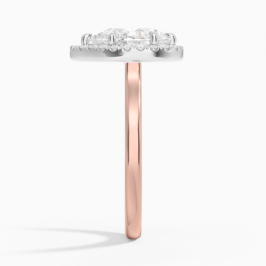 Moana Vintage Accents  Lab Diamond Ring in 18K Gold - Pear