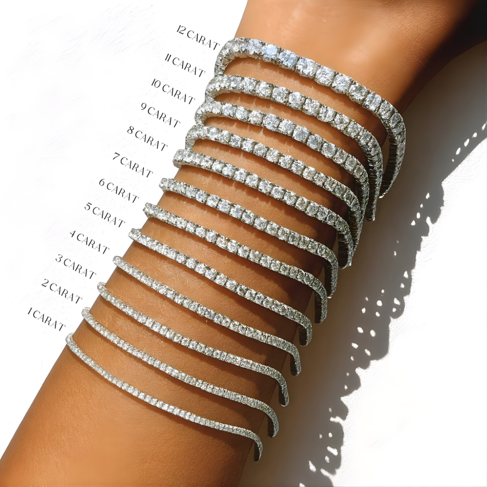Round Tennis Lab Diamond Bracelet (5 ct. tw.) 18K Gold