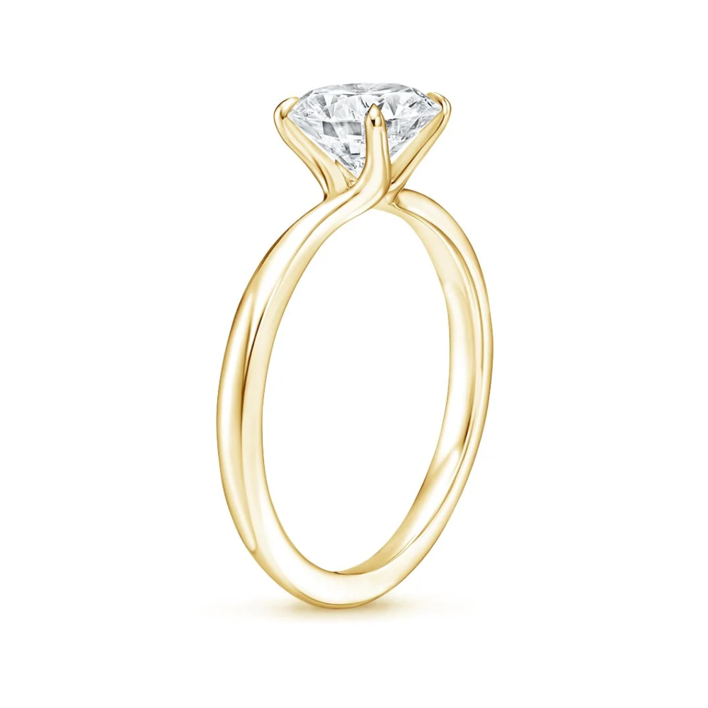 Antoinette Lab Diamond Ring Set in 18K Gold - Marquise