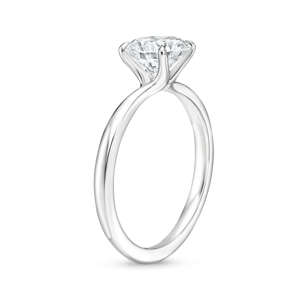 Antoinette Lab Diamond Ring Set in 18K Gold - Oval