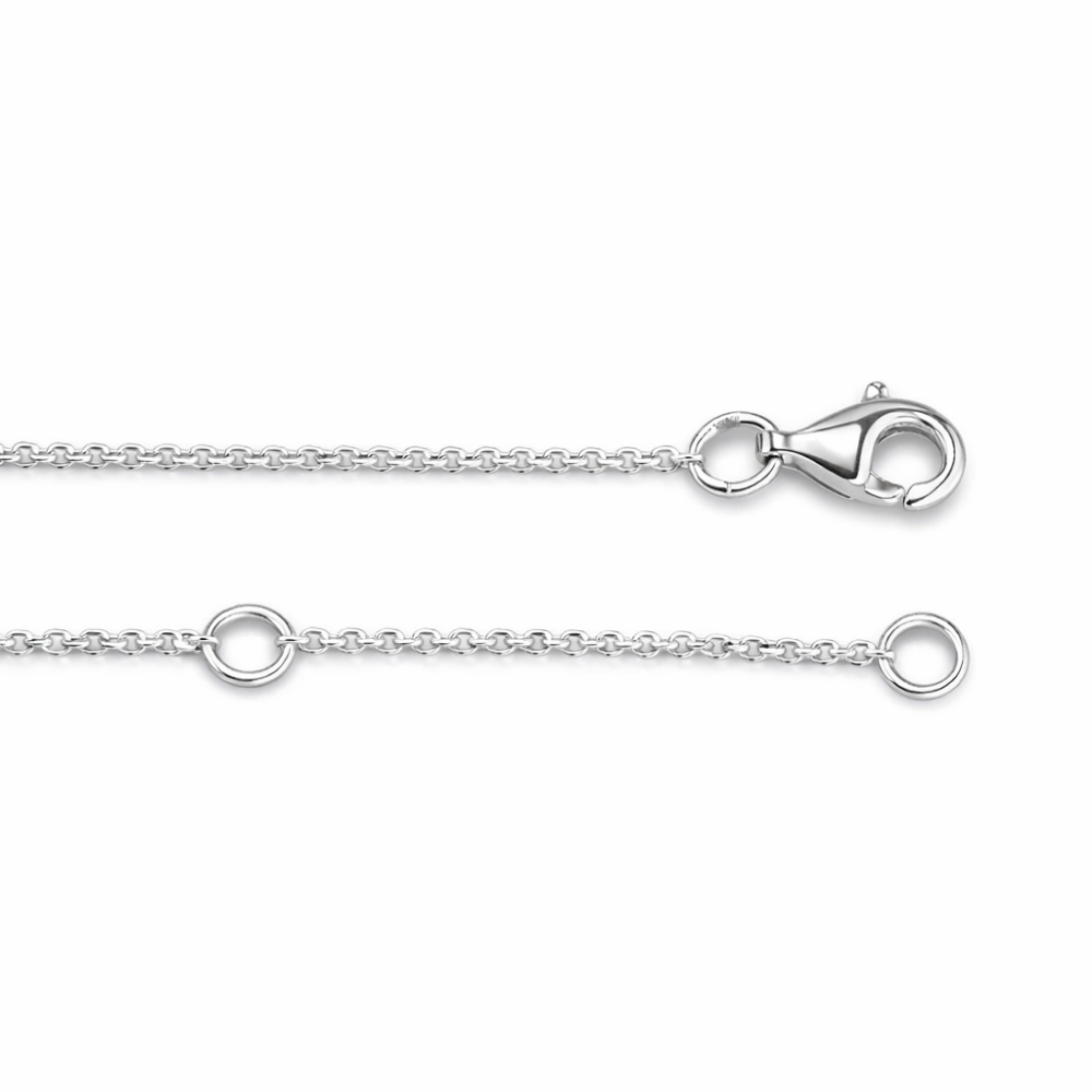 Round Cushion Halo Floating Pendant Lab Diamond Necklace (16 in.)  18K Gold