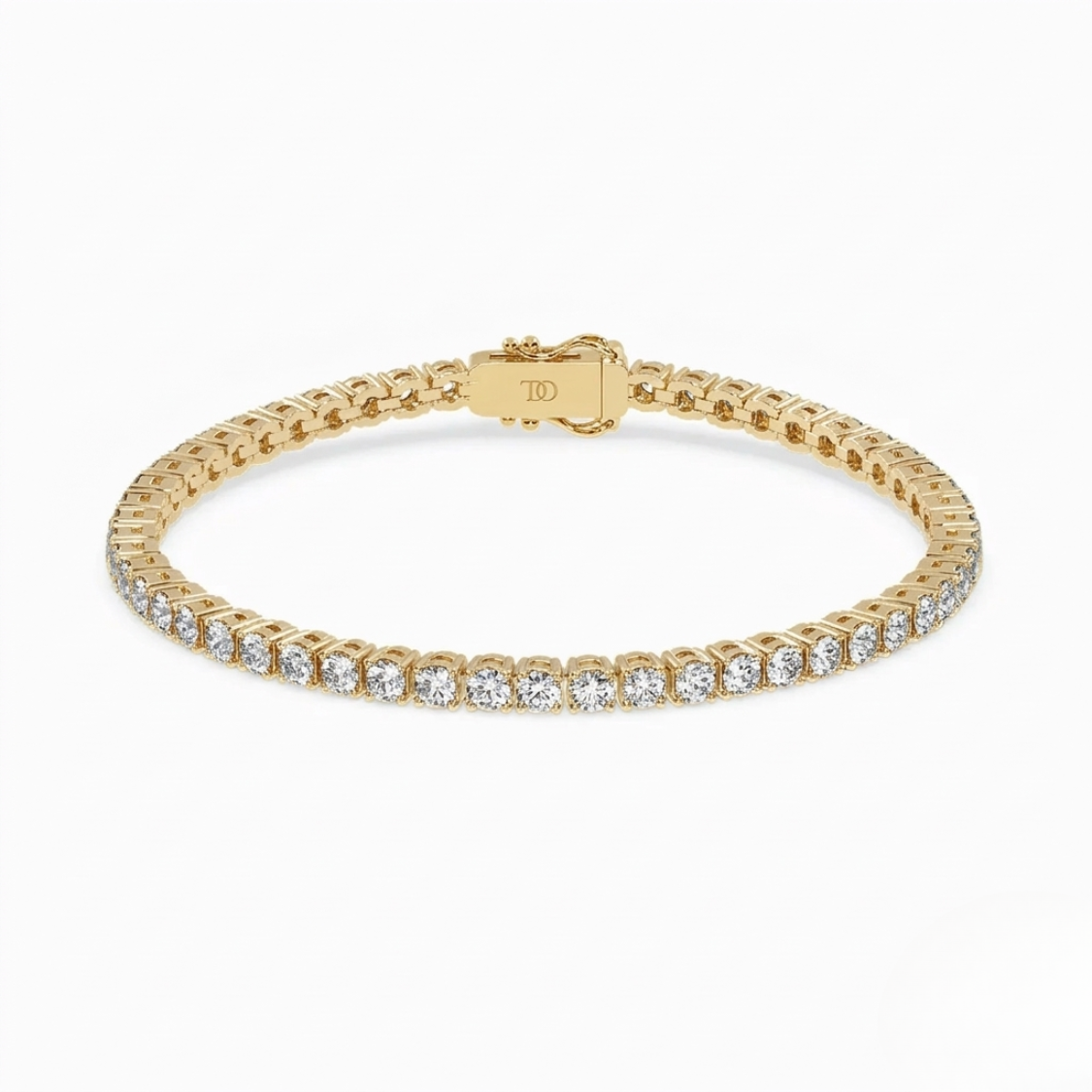 Round Tennis Lab Diamond Bracelet (9 ct. tw.) 18K Gold